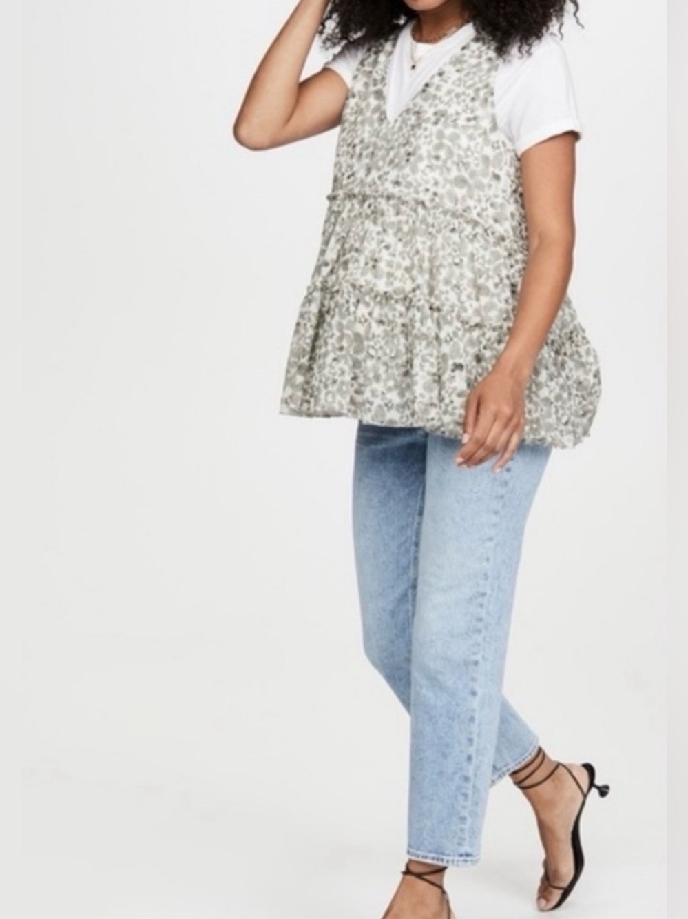 PAIGE Noella Straight Maternity Jeans 27 - Picture 6 of 15